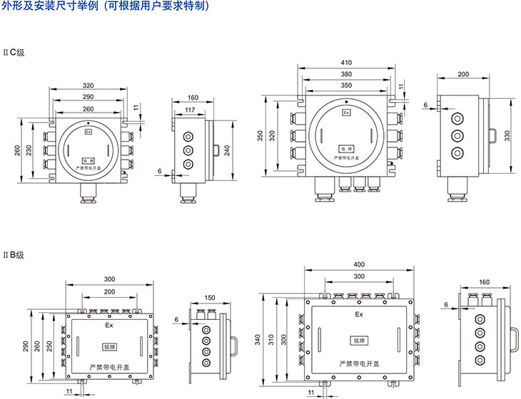安徽豆奶富二代防爆电气有限公司隔爆型防爆接线箱(不锈钢)